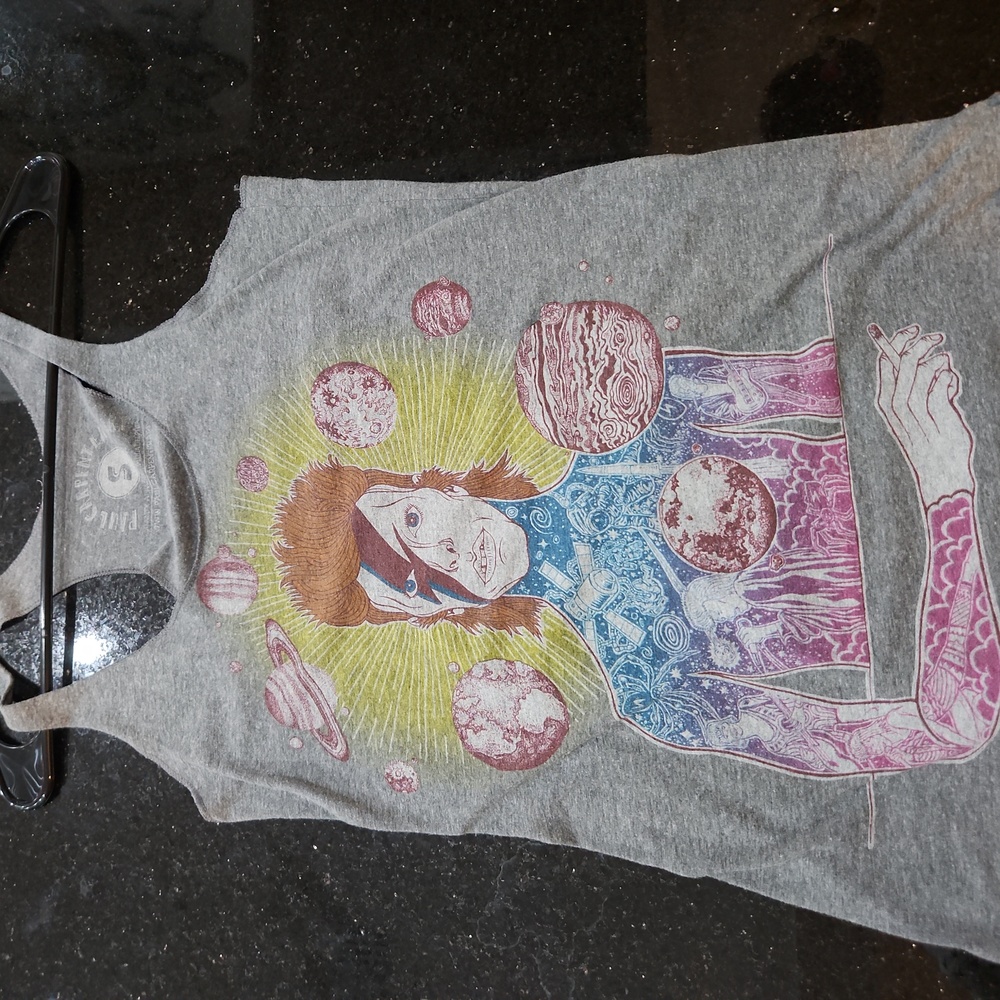 DAVID Bowie tank size small